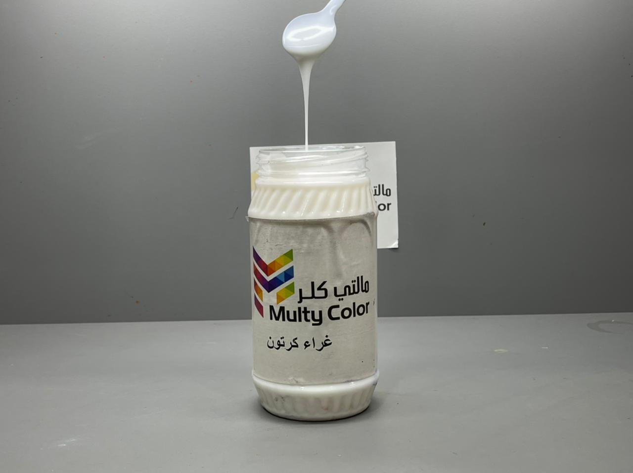 غراء كرتون ابيض